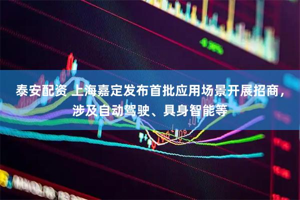 泰安配资 上海嘉定发布首批应用场景开展招商，涉及自动驾驶、具身智能等